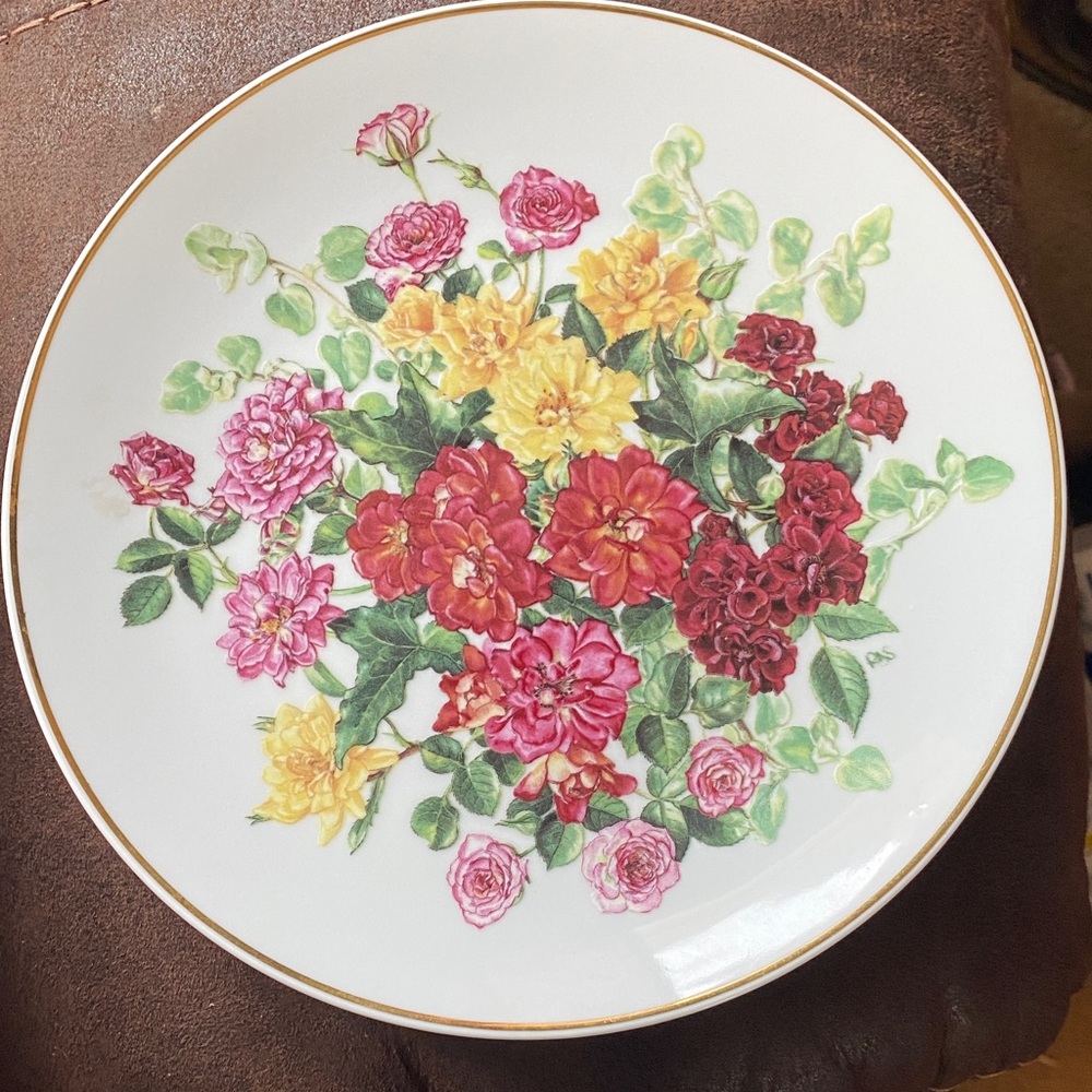 Floral Porcelain Dinner Plate
